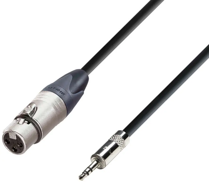 Adam Hall 5 Star MYF 0300 - XLR (f) - 3.5mm Miniklinke - 3m Preisknaller