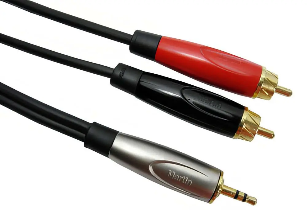 Abverkauf Schulzkabel GEZ 6 - RCA - 3.5 mm - 6m