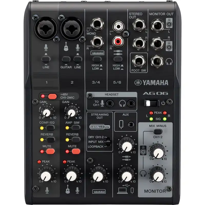 Neu Im Sortiment Yamaha AG06 MK2