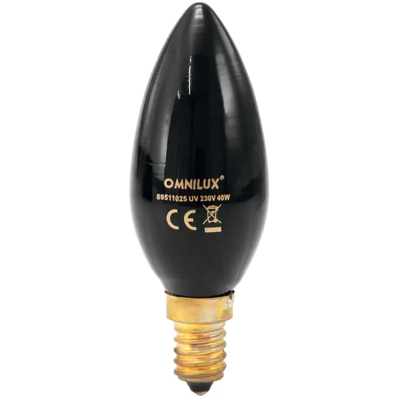 Günstig Omnilux C35 230V/40W E-14 UV Kerzenlampe