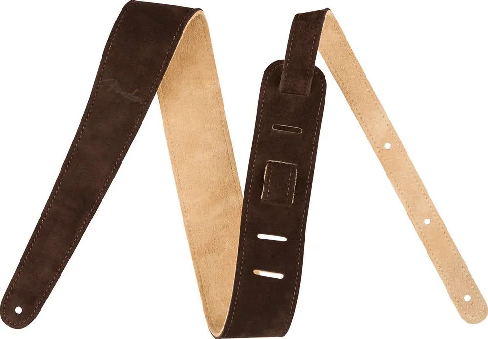 Fender Reversible Suede Strap - Brown/Tan Meistverkauft