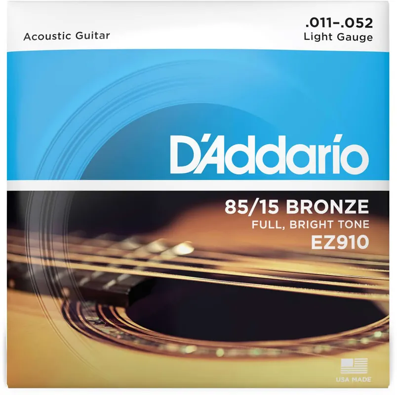 Beliebt D'Addario EZ910 120 Great American Bronze 85/15 - .011 - .052