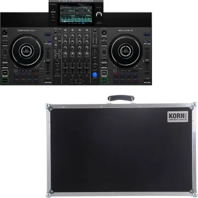 SET        Denon DJ SC Live 4 DJ System + Case inkl. Kabelfach Begrenztes Angebot
