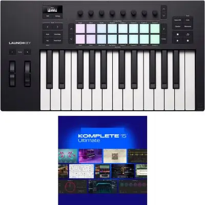 SET Novation Launchkey 25 MK4 + KOMPLETE 15 Ultimate Lizenz Code Bestseller