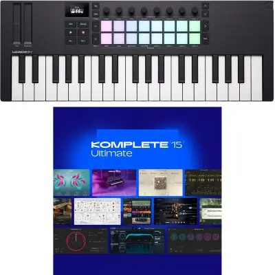 Nur Heute SET Novation Launchkey Mini 37 MK4 + KOMPLETE 15 Ultimate Lizenz Code