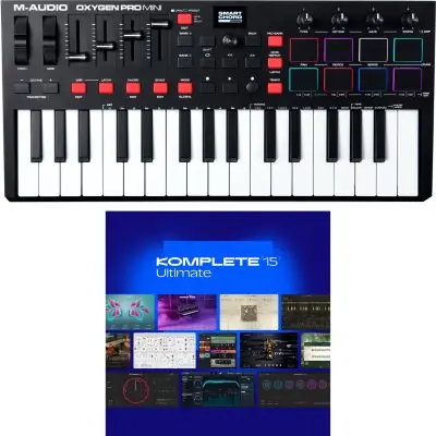 Sonderangebot SET        M-Audio Oxygen PRO Mini + KOMPLETE 15 Ultimate Lizenz Code