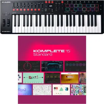 SET        M-Audio Oxygen PRO 49 + KOMPLETE 15 Lizenz Code Neue Ware