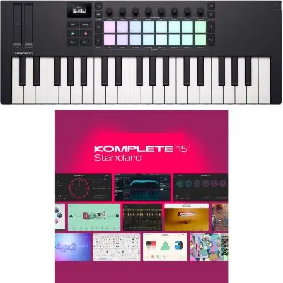Preiswert SET Novation Launchkey Mini 37 MK4 + KOMPLETE 15 Lizenz Code