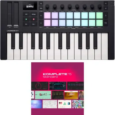 SET Novation Launchkey Mini 25 MK4 + KOMPLETE 15 Lizenz Code Preisreduziert