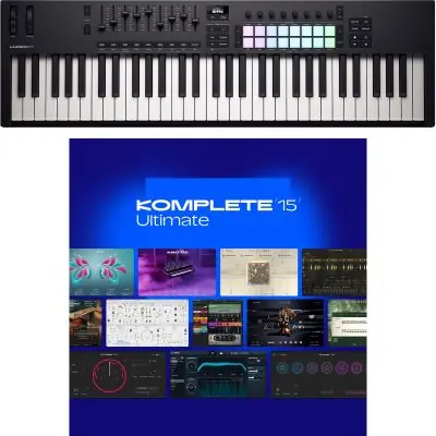 Direkt Vom Hersteller SET Novation Launchkey 61 MK4 + KOMPLETE 15 Ultimate Lizenz Code