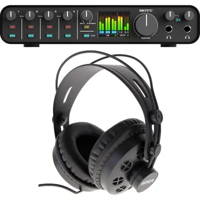 SET MOTU M6 Audio Interface + DK-880 Studiokopfhörer Neu