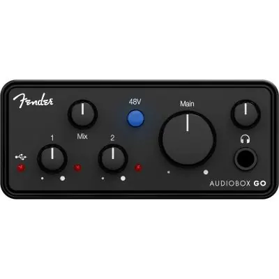 Fender AudioBox Go USB Audio Interface schwarz Kostenloser Rückversand
