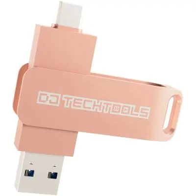DJ-Tech Tools Chroma Drive USB A + USB C Stick 128GB Rose Gold Bestpreis