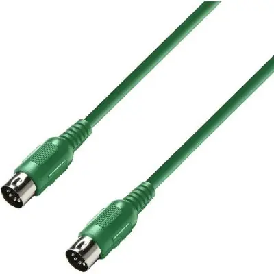 Echt Adam Hall Cables K3 Midi Kabel GREEN 1,5m