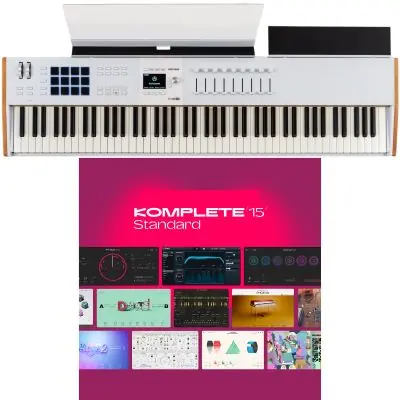 Beliebt SET Arturia KeyLab 88 MKIII Weiß + KOMPLETE 15 Lizenz Code
